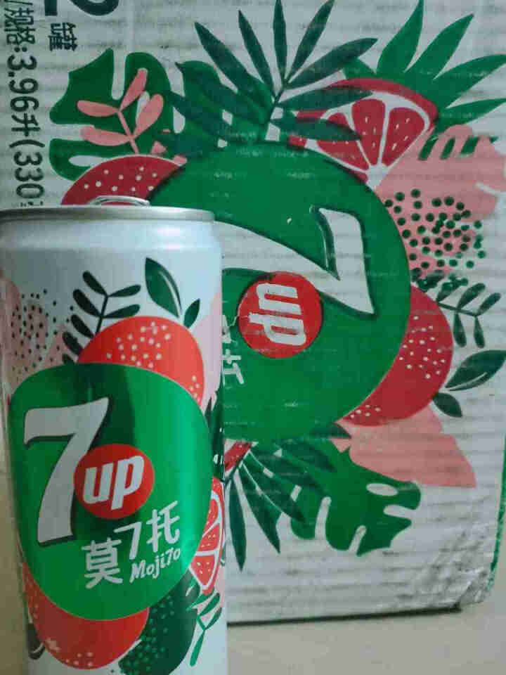 7喜可乐 7up 莫7托西柚味风味碳酸饮料汽水330ml*12听 细长罐七喜 Pepsi百事出品怎么样，好用吗，口碑，心得，评价，试用报告,第2张