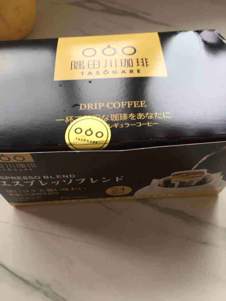 隅田川日本进口意式现磨手冲挂滤特浓挂耳咖啡纯黑咖啡粉礼盒24片 意式 24片装怎么样，好用吗，口碑，心得，评价，试用报告,第2张