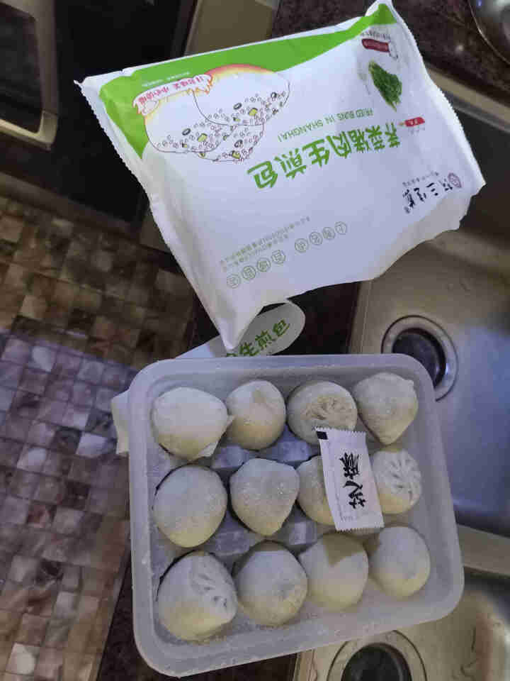 阿三生煎 小锅荠菜生煎516g/袋（12只)上海名点 速食早餐 速冻半成品酥皮生煎包怎么样，好用吗，口碑，心得，评价，试用报告,第3张