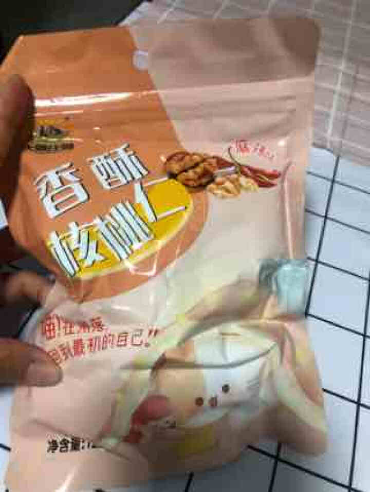 天就庄园 香酥核桃仁128g 休闲零食小吃 办公室下午茶点心 麻辣味怎么样，好用吗，口碑，心得，评价，试用报告,第4张