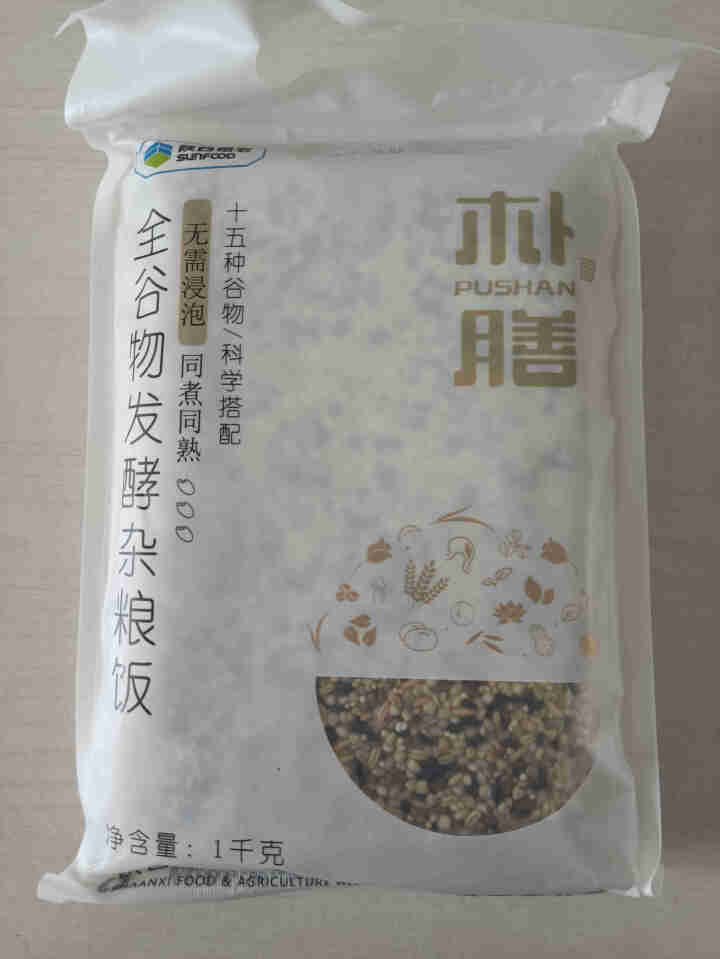 朴膳十五谷杂粮饭糙米饭益生菌发酵杂粮饭无钠粗粮粥多谷物八宝粥杂粮主食饭营养粥儿童孕妇老人营养低钠粥 抽真空1KG怎么样，好用吗，口碑，心得，评价，试用报告,第2张