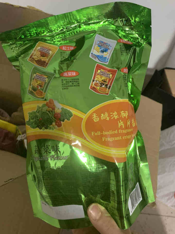 Aji惊奇脆片饼干蛋糕 小吃蔬菜饼干休闲零食 香脆蔬菜味 200g 蔬菜味*1袋怎么样，好用吗，口碑，心得，评价，试用报告,第4张