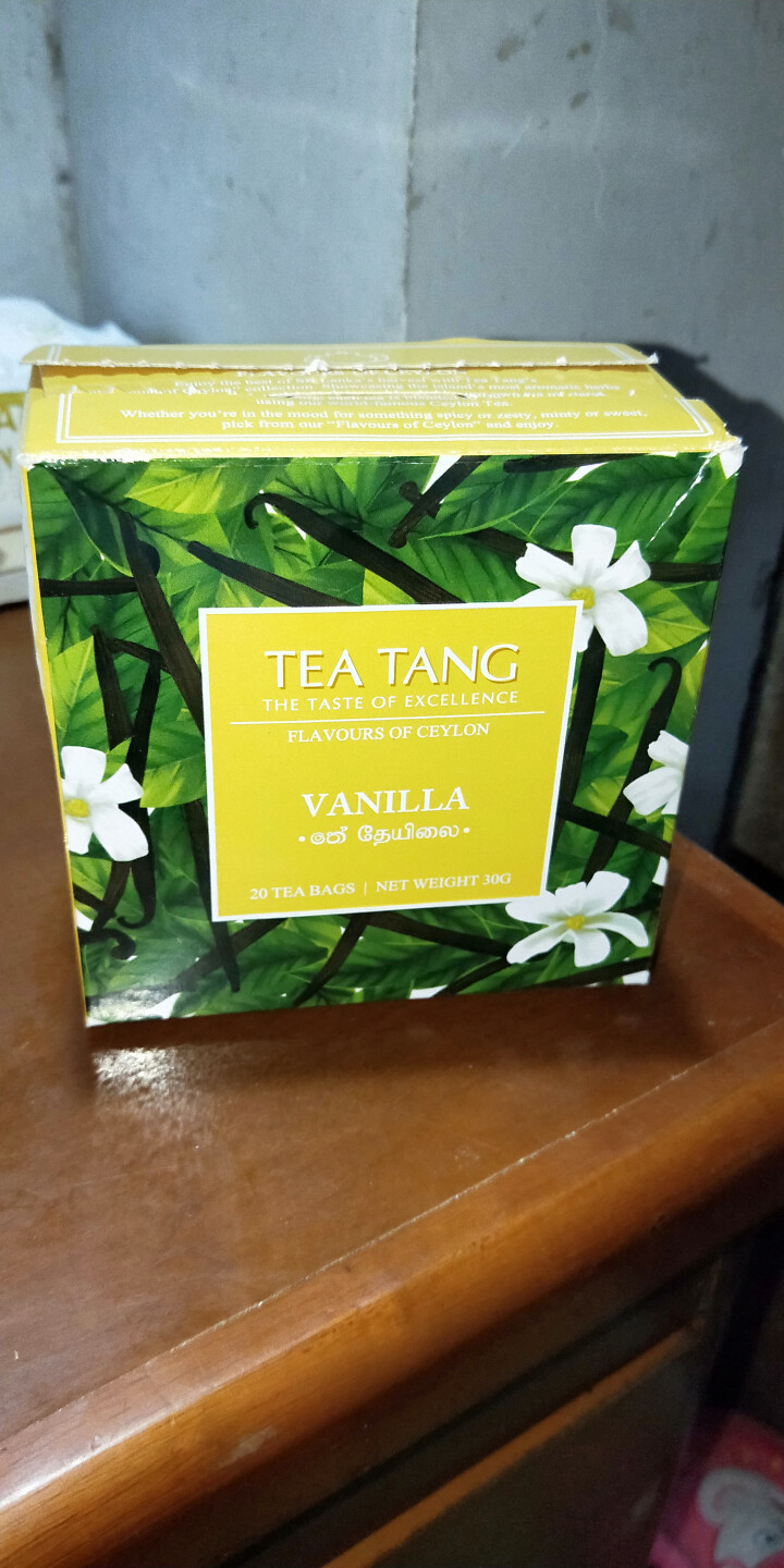 茶之堂TEA TANG斯里兰卡原装进口锡兰红茶 英伯香草味红茶袋泡茶30g红茶包20袋茶叶包 黄色怎么样，好用吗，口碑，心得，评价，试用报告,第2张