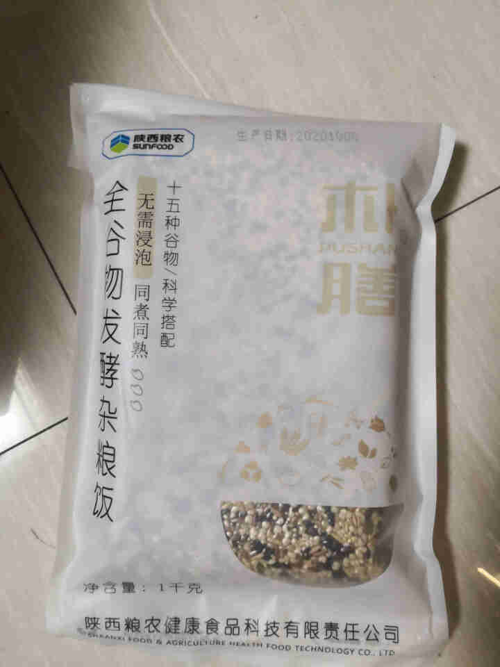 朴膳十五谷杂粮饭糙米饭益生菌发酵杂粮饭无钠粗粮粥多谷物八宝粥杂粮主食饭营养粥儿童孕妇老人营养低钠粥 抽真空1KG怎么样，好用吗，口碑，心得，评价，试用报告,第2张