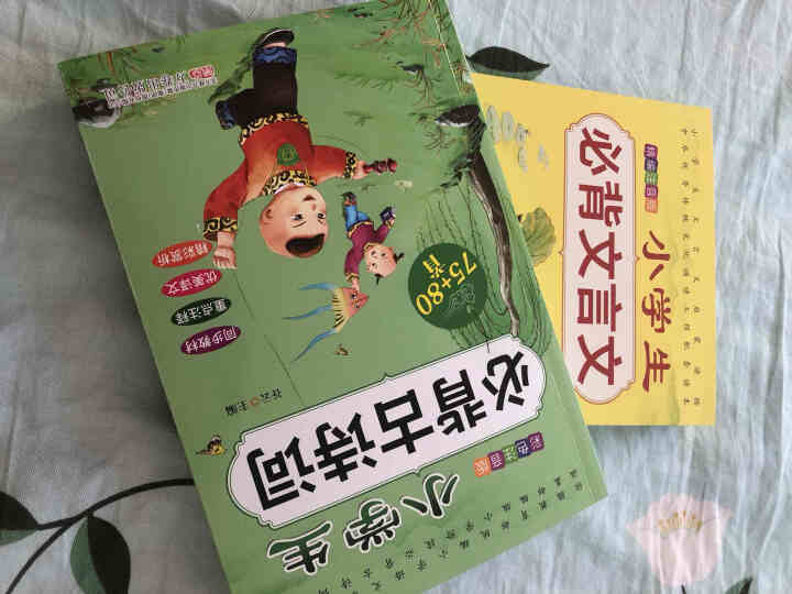 全2册 小学生必背古诗词75+80首+文言文通用版 教材同步全解阅读与训练语文课程标准1,第2张