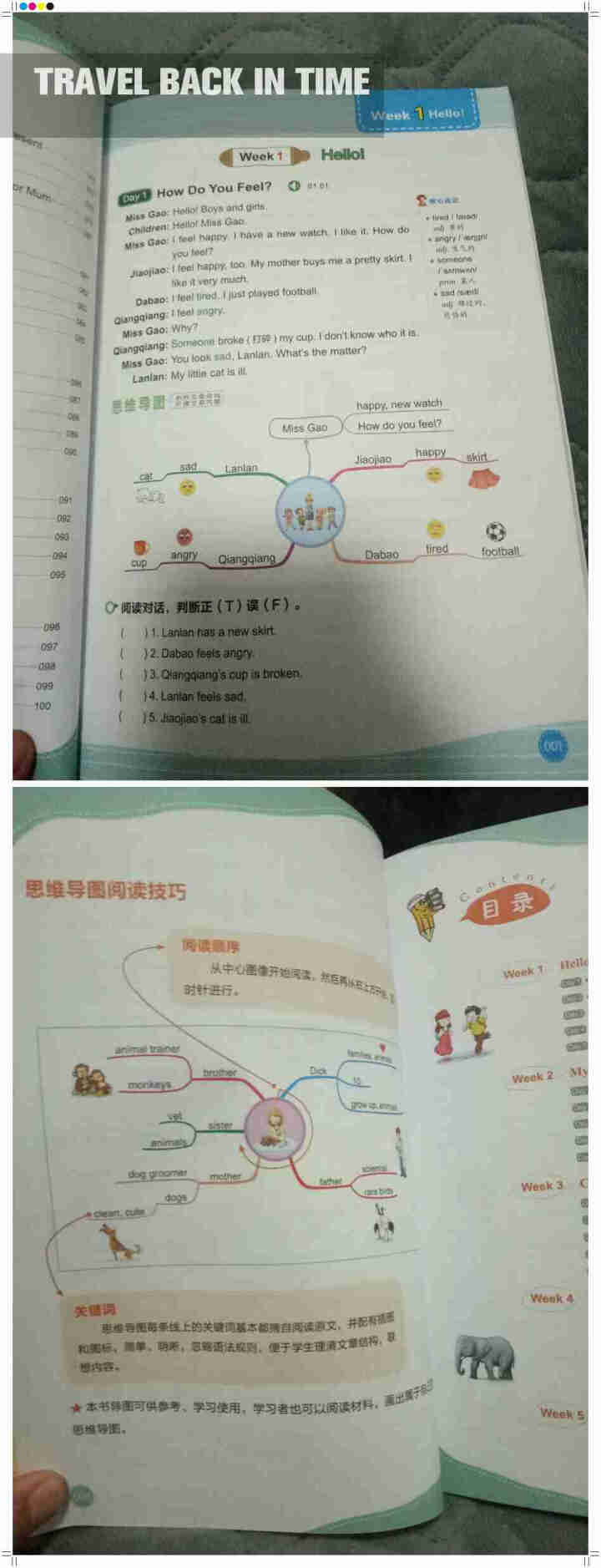 全彩思维导图小学英语阅读100篇三年级怎么样，好用吗，口碑，心得，评价，试用报告,第3张