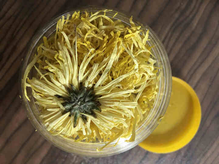 徽宝贝 菊花茶 金丝皇菊一朵一杯大黄菊花 黄山贡菊凉茶可搭枸杞胎菊花草茶茶叶20g 20克罐装约60朵怎么样，好用吗，口碑，心得，评价，试用报告,第3张