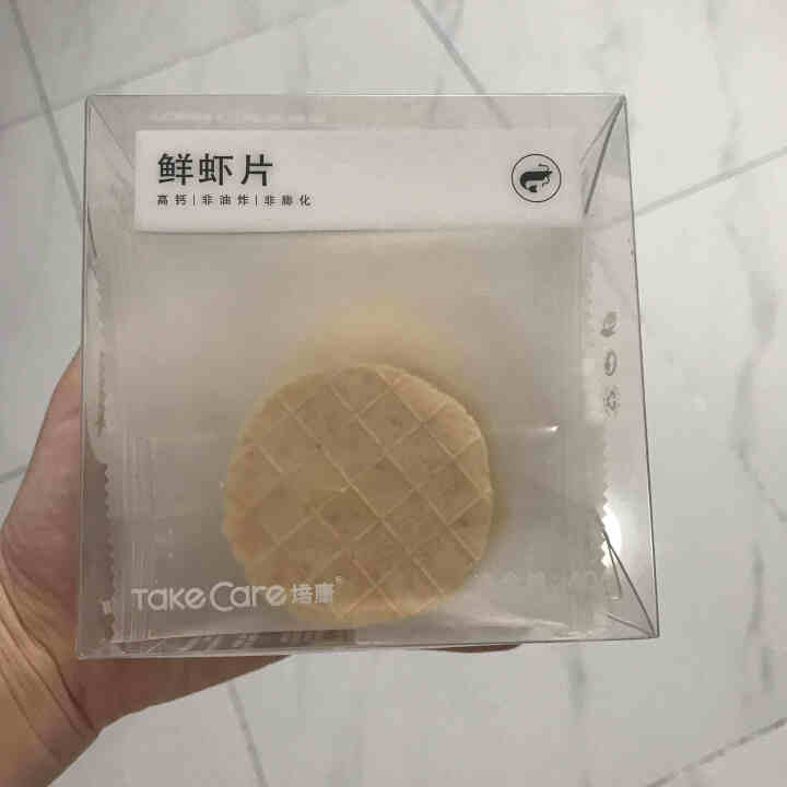 培康(TakeCare)鲜虾片 宝宝虾片零食 非油炸虾肉饼干 1盒怎么样，好用吗，口碑，心得，评价，试用报告,第2张