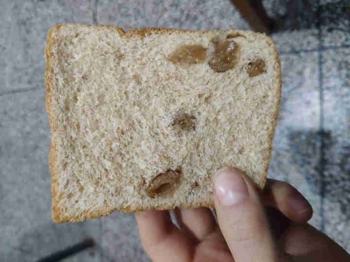 三明治面包片膳食纤维全麦吐司面包切片网红健身粗粮饱腹早餐代餐面包片原味葡萄干味手撕全麦餐包儿童节礼物 全麦吐司葡萄干味(360g)怎么样，好用吗，口碑，心得，评,第2张