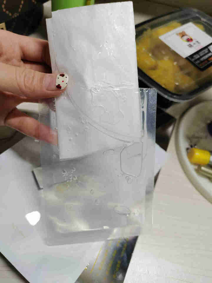 WUHENMEI面膜 补水保湿提亮肤色面膜透明质酸钠多效修复敏感肌祛痘淡印面膜 1片体验装怎么样，好用吗，口碑，心得，评价，试用报告,第3张