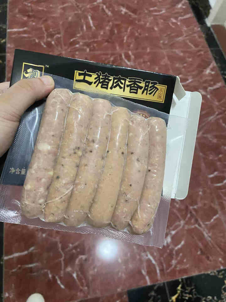 饭爷生活 土猪纯肉香肠（黑胡椒味）6支装 250g 生态土猪肉肠生态散养烤肠香肠风味肠怎么样，好用吗，口碑，心得，评价，试用报告,第4张