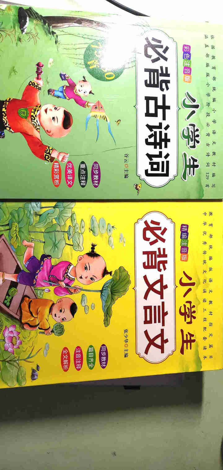 全2册 小学生必背古诗词75+80首+文言文通用版 教材同步全解阅读与训练语文课程标准1,第4张