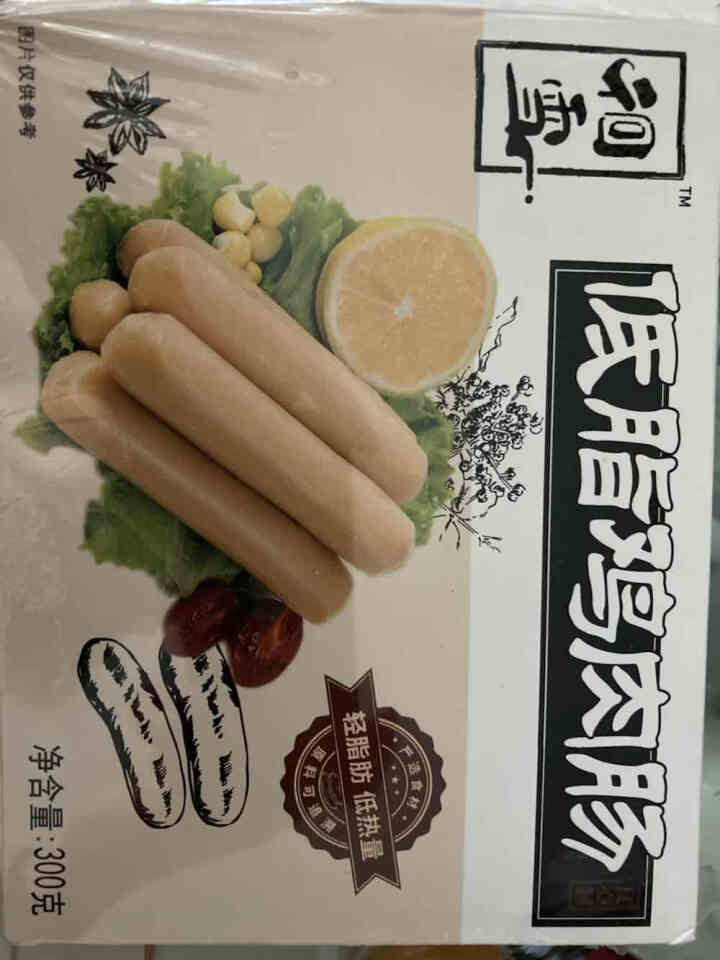 饭爷生活 低脂鸡肉肠300g（6支装）控能低脂高蛋白鸡肉肠健身即食鸡胸肉简餐代餐食品肉脯肉干怎么样，好用吗，口碑，心得，评价，试用报告,第2张