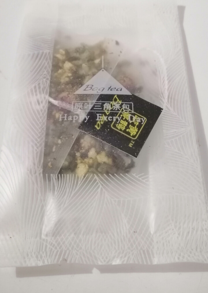 岐景黄鹊 茶叶花草茶 玫瑰荷叶茶包瘦肚子减脂独立三角袋泡茶包 64g 玫瑰荷叶茶试用装（1袋）怎么样，好用吗，口碑，心得，评价，试用报告,第3张