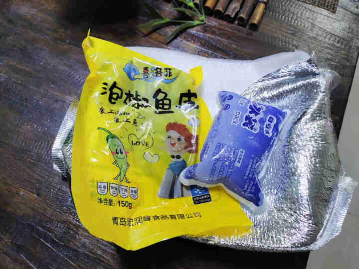 喜洛菲 泡椒鱼皮开袋即食凉拌海味零食熟食凉菜冷冻小吃海味开袋方便速食罗非鱼鱼皮 泡椒鱼皮 150g*1袋怎么样，好用吗，口碑，心得，评价，试用报告,第3张