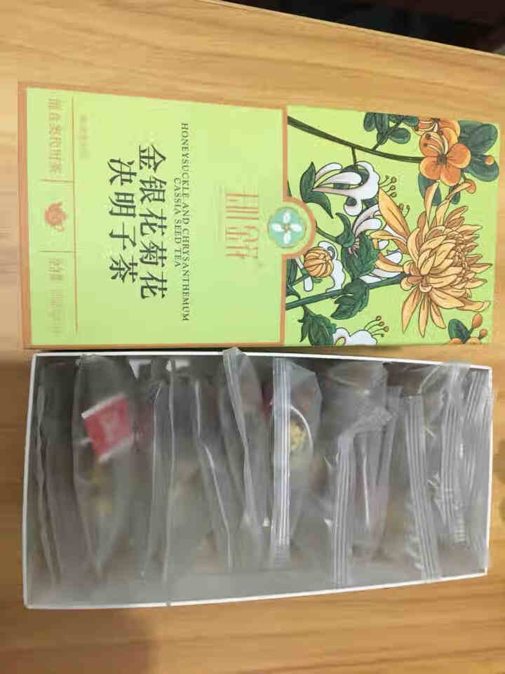 金银花茶枸杞菊花茶决明子小包清养生茶组合花茶火去肝明目护眼组合男女泡水喝（8g*15包/盒） 单品体验装（8g*15包/盒）怎么样，好用吗，口碑，心得，评价，试,第2张