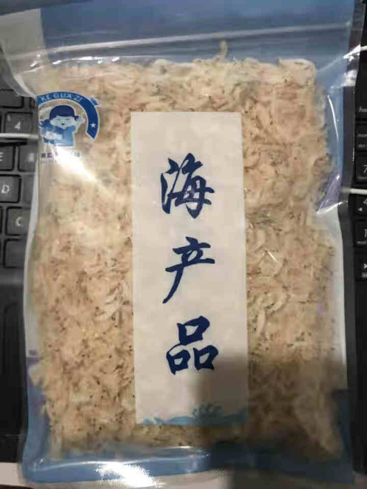 柯瓜子海鲜铺  东海捕捞无盐虾皮淡干虾皮粉烹饪配菜虾干小海虾小虾米袋装 半斤装  250g/包怎么样，好用吗，口碑，心得，评价，试用报告,第3张