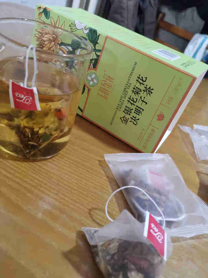 金银花茶枸杞菊花茶决明子小包清养生茶组合花茶火去肝明目护眼组合男女泡水喝（8g*15包/盒） 单品体验装（8g*15包/盒）怎么样，好用吗，口碑，心得，评价，试,第7张