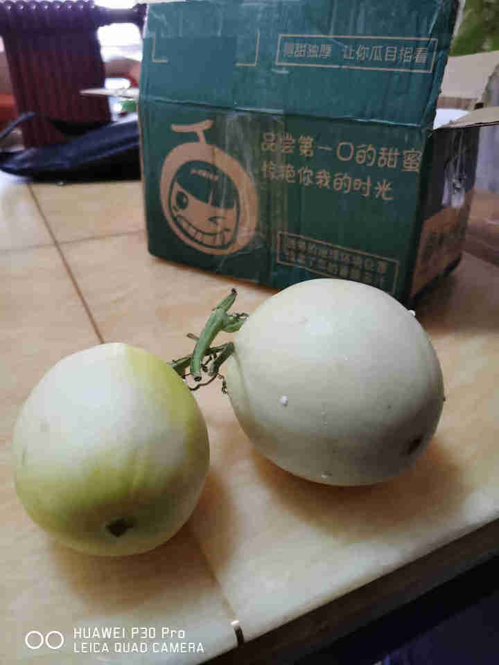 贪吃猴 陕西头茬阎良甜瓜蜜瓜当季新鲜水果  2斤装怎么样，好用吗，口碑，心得，评价，试用报告,第2张