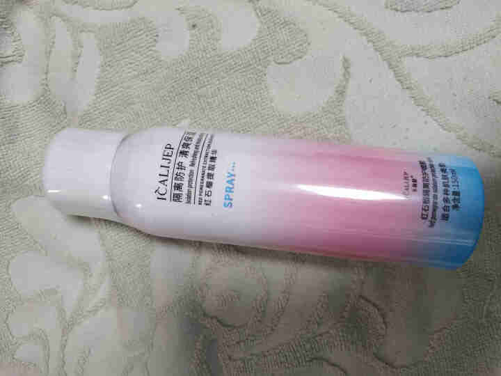 卡莉婕spf50+防晒霜红石榴隔离防护喷雾 防护喷雾150ml怎么样，好用吗，口碑，心得，评价，试用报告,第4张