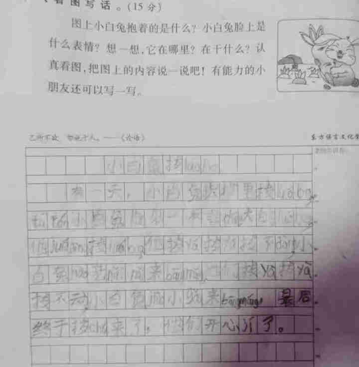 世纪恒通小学生看图说话写话作业本看图写话一年级二年级看图说话写话专项训练正版京东图书 看图写话全一册【二年级】怎么样，好用吗，口碑，心得，评价，试用报告,第2张