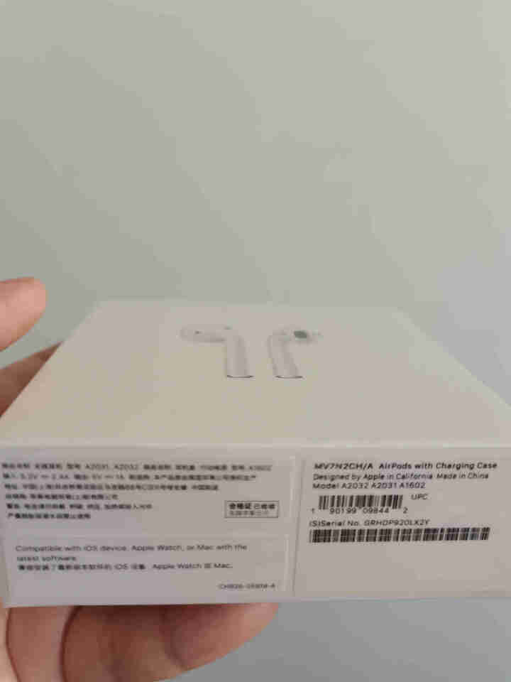 苹果（Apple） Apple   Apple AirPods2代无线蓝牙入耳式运动iPhone耳机 AirPods  2代【有线充电盒版】怎么样，好用吗，口碑,第3张