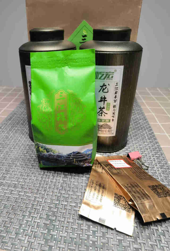 2021年新茶预售 屹宏明前龙井茶250g铁罐装 广西柳州三江绿茶 布央高山绿茶豆香甘甜回甘生津怎么样，好用吗，口碑，心得，评价，试用报告,第3张