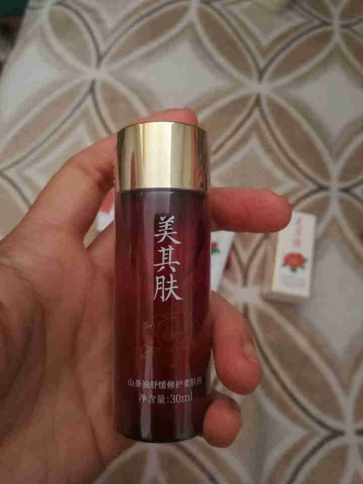 美其肤山茶油三部曲 柔肤液30ml+山茶油精华3ml+滋养霜4g怎么样，好用吗，口碑，心得，评价，试用报告,第4张