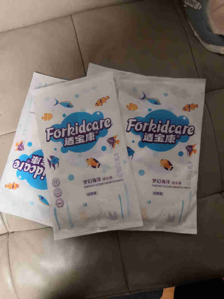 适宝康·Forkidcare 梦幻海洋成长裤试用装XL码*4片 适合12,第2张