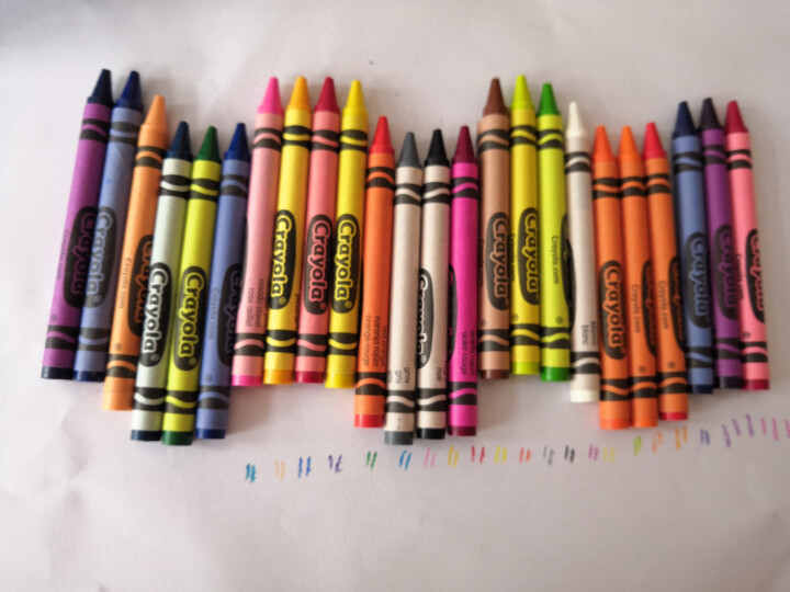 美国绘儿乐Crayola 儿童绘画 画笔工具 彩色蜡笔套装 学生绘画练习 24色标准蜡笔52,第4张