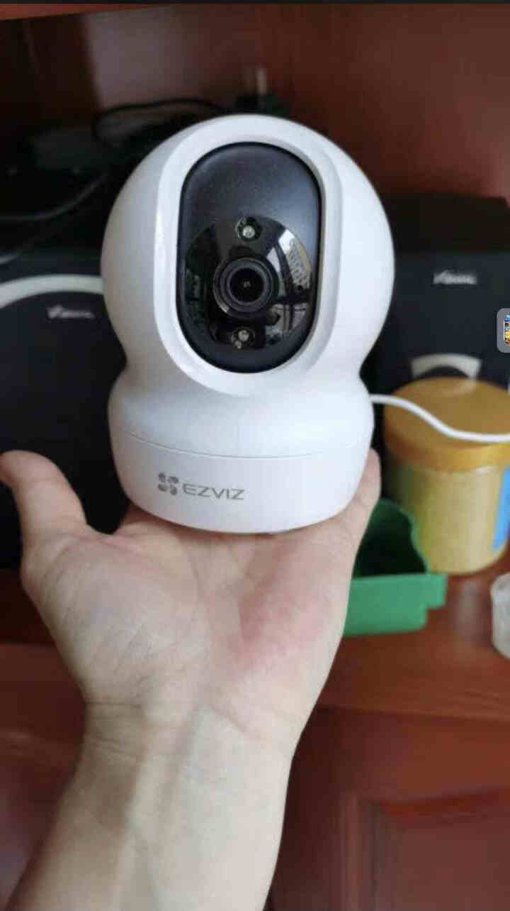 萤石 C6C 1080P智能云台摄像头室内家用监控器无线wifi手机远程双向通话高清夜视360° 【性价比1080P 高清】 CP1 标配无卡+30天云存储试用,第2张