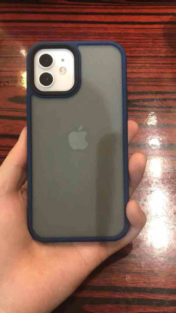 普仕邦 苹果12手机壳磨砂肤材质铝合金按键适用iPhone12手机壳镜头圈保护个性 蓝色【磨砂肤手感*铝合金按键】 iPhone12 Pro(6.1寸)怎么样，,第4张