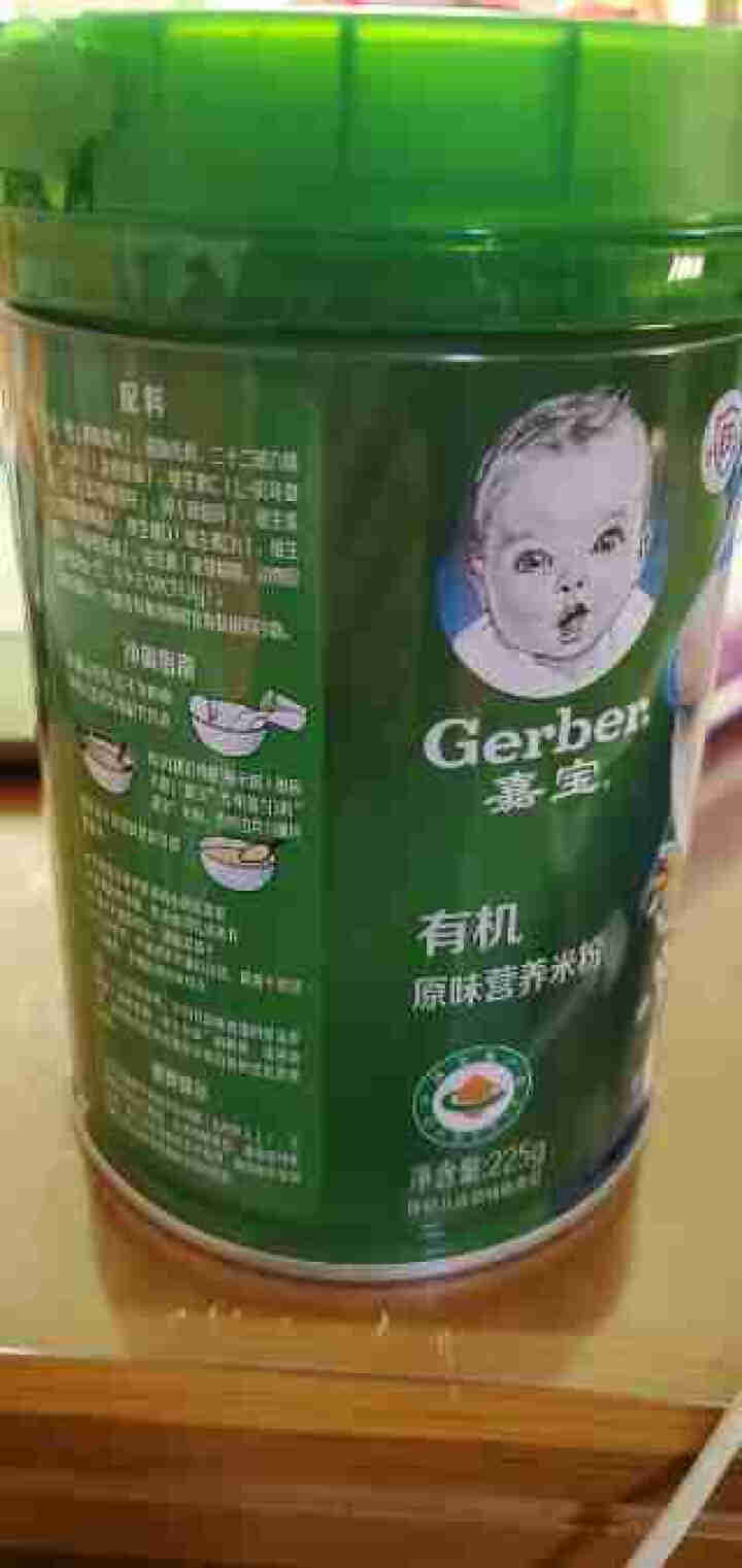 嘉宝(Gerber)米粉婴儿辅食 宝宝高铁米糊 【初期】有机小米225g怎么样，好用吗，口碑，心得，评价，试用报告,第2张