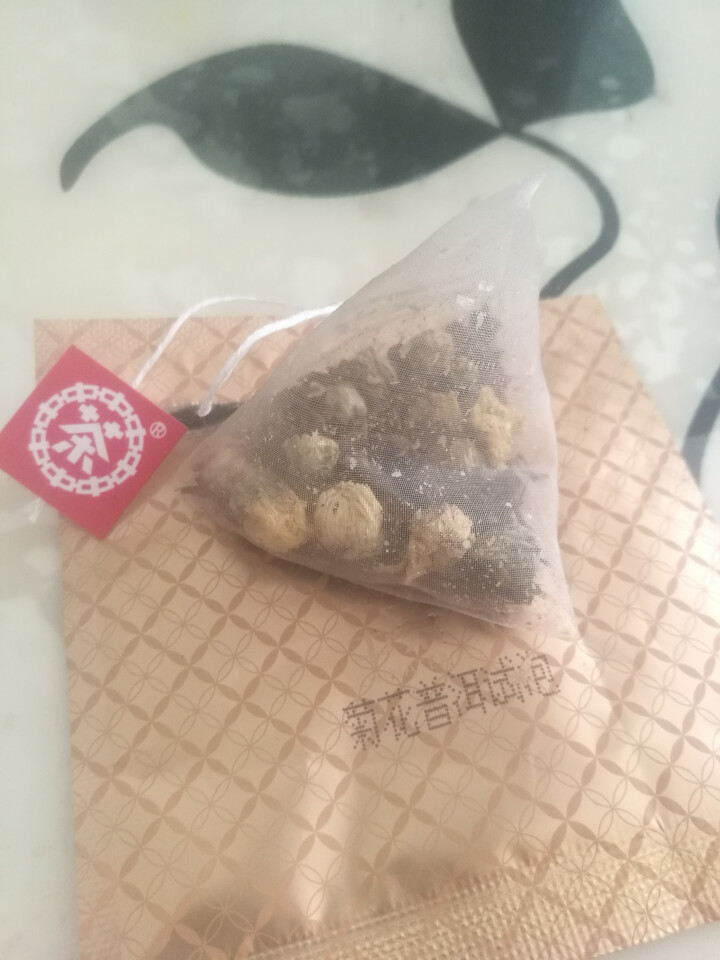 中茶清茶菊花普洱茶 茶叶袋泡花草茶10包一盒25g 菊花普洱试用装(1袋)怎么样，好用吗，口碑，心得，评价，试用报告,第3张