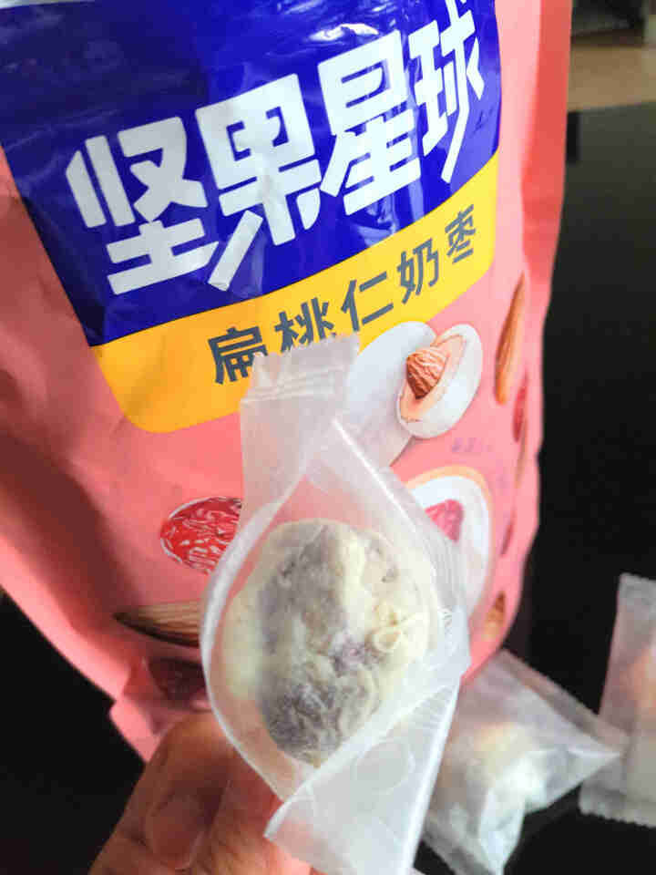 坚果星球 新品奶枣夹心巴旦木网红休闲零食灰枣年货奶酪枣夹扁桃仁 200g/袋怎么样，好用吗，口碑，心得，评价，试用报告,第2张