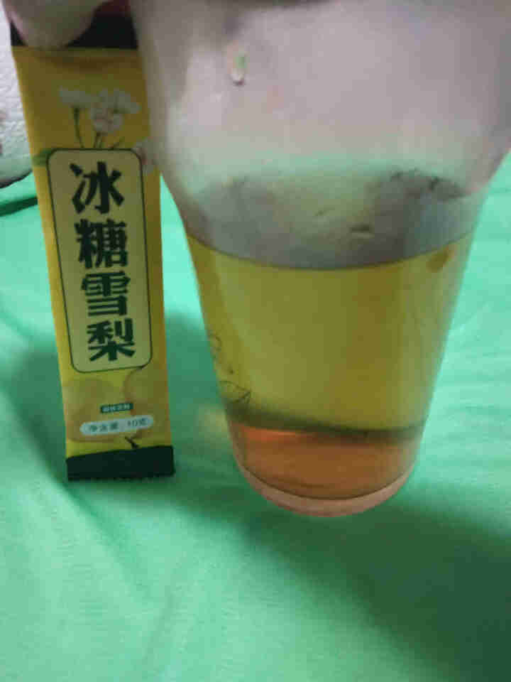 花老板 冰糖雪梨茶 速溶颗粒夏季茶冲饮固体饮料 冰糖雪梨100g（10g*10小包）怎么样，好用吗，口碑，心得，评价，试用报告,第5张