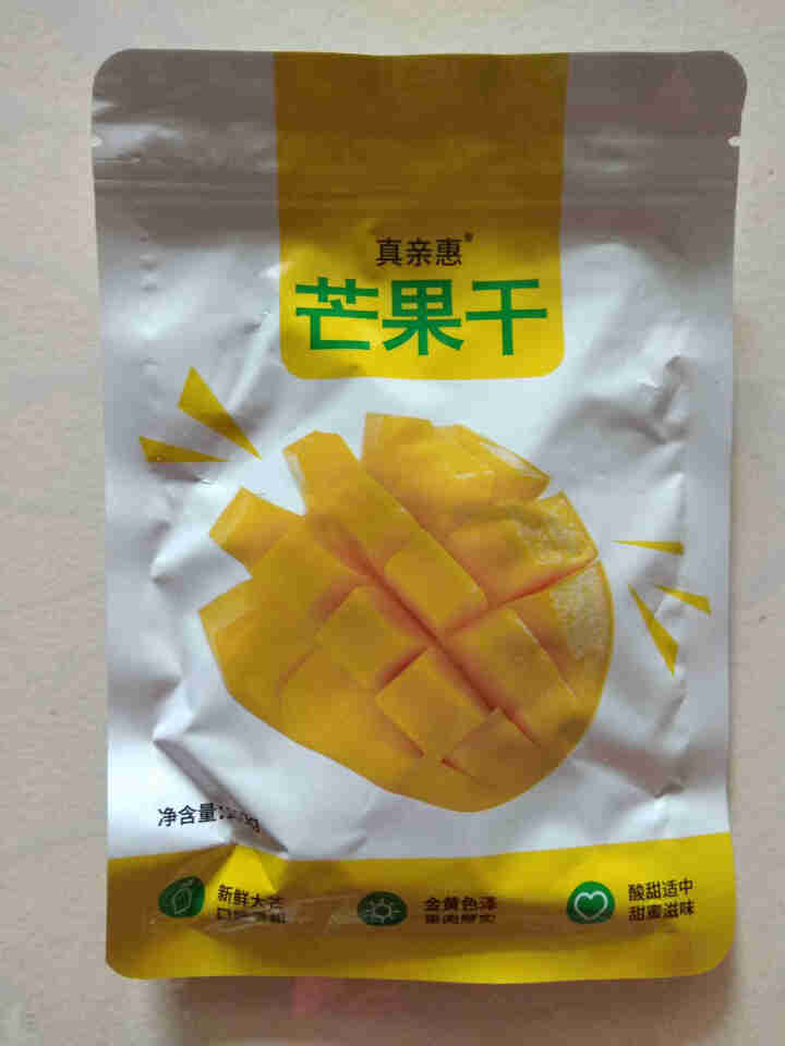 真亲惠 芒果干500g/100g水果干果脯蜜饯零食大袋 办公室休闲小吃 芒果干100g (尝鲜装)怎么样，好用吗，口碑，心得，评价，试用报告,第3张