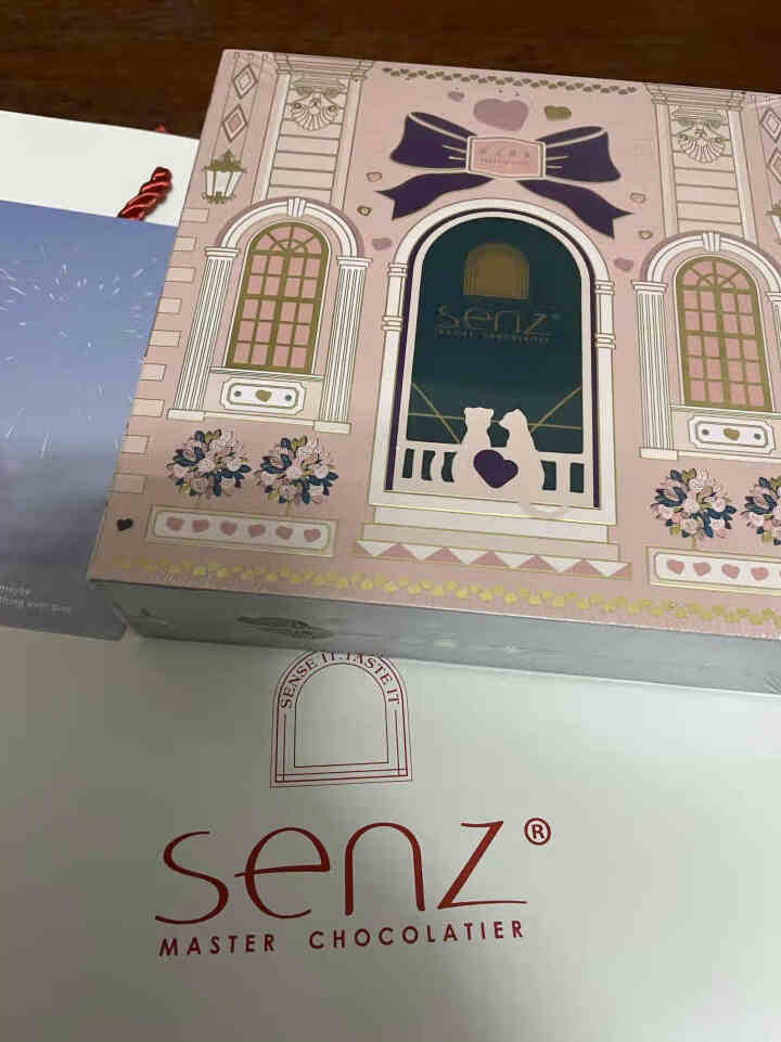 senz心之巧克力巧克力礼盒生日礼物情人节礼盒纪念日礼品送女友 手工巧克力礼盒,第3张