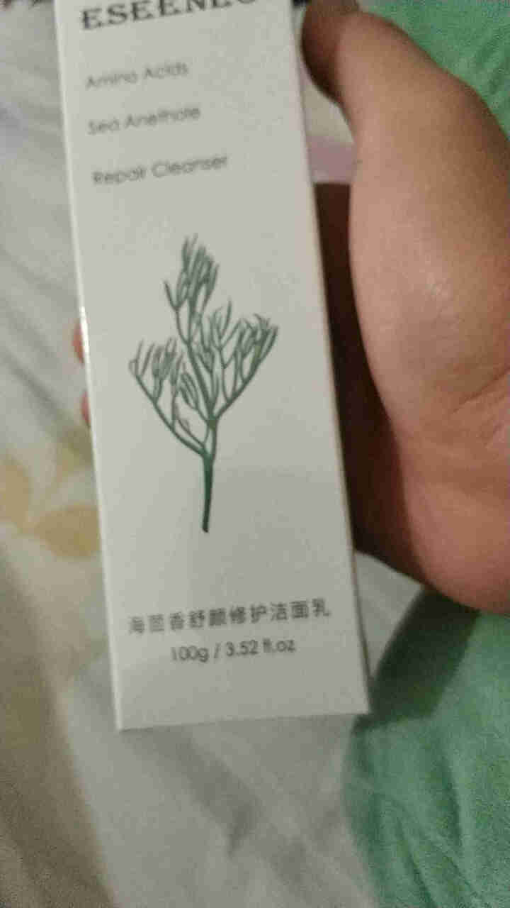 ESEENLO海茴香舒颜修护洁面乳100g(氨基酸洗面奶/不含皂基 深层清洁 )舒缓敏感肌 控油清痘 海茴香舒颜修护洁面乳 100g怎么样，好用吗，口碑，心得，,第3张