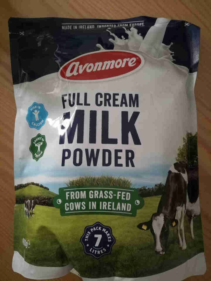 爱尔兰进口奶粉 艾恩摩尔（AVONMORE）全脂高钙乳粉 进口草饲 成人奶粉 900克怎么样，好用吗，口碑，心得，评价，试用报告,第2张