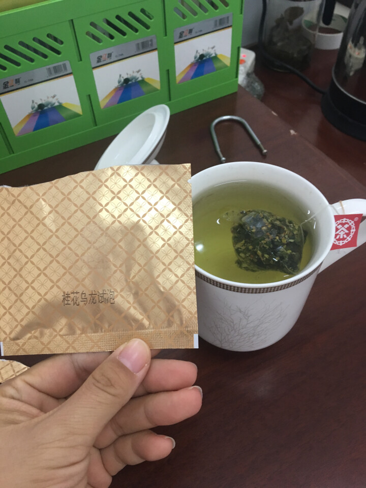 中茶清茶桂花乌龙茶清香茶叶袋泡花草茶10包一盒25g 桂花乌龙试用装1袋(单拍不发货)怎么样，好用吗，口碑，心得，评价，试用报告,第4张