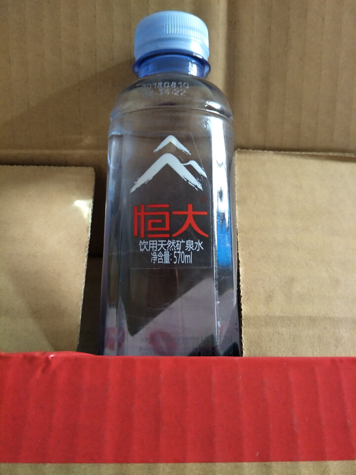 恒大 天然矿泉水 饮用水 瓶装水 非纯净水商务用水 570ml*1瓶（样品不售卖）怎么样，好用吗，口碑，心得，评价，试用报告,第2张