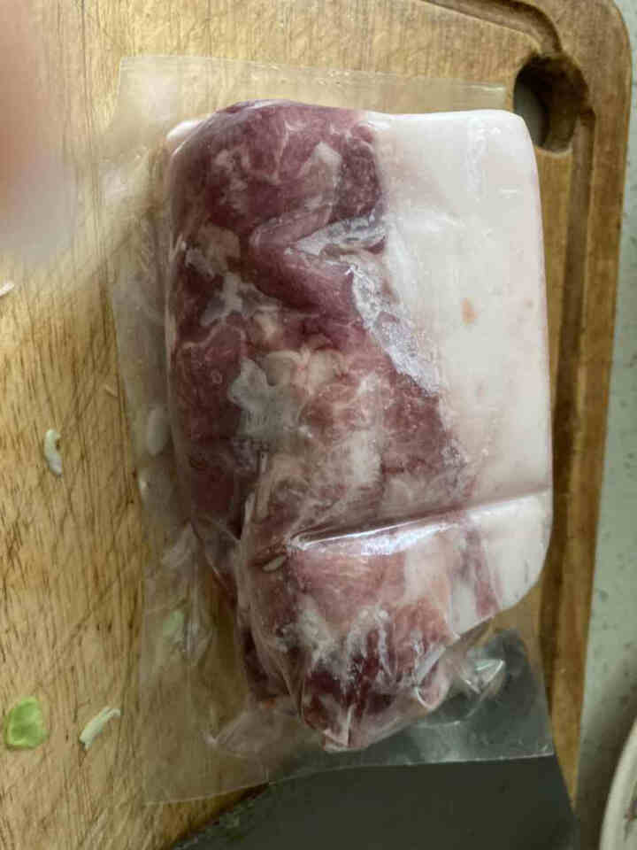 野蛮香 东北黑猪后腿肉新鲜猪肉400g猪臀肉后臀尖猪腿肉瘦肉 青椒肉丝猪肉松怎么样，好用吗，口碑，心得，评价，试用报告,第4张