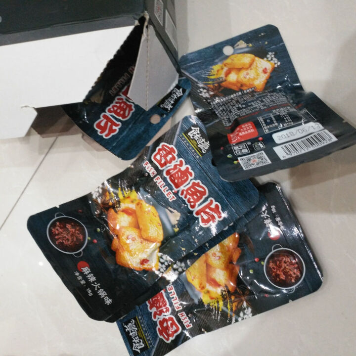 爱尚 食在过瘾爽鱼片360g/盒(休闲鱼零食) 千层鱼豆腐即食鱼制品豆干零食 香辣味爽鱼片360g*1盒怎么样，好用吗，口碑，心得，评价，试用报告,第3张