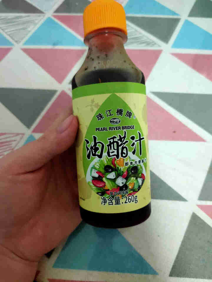 珠江桥牌 糖醋汁 油醋汁 0脂肪 健身餐轻食 开盖即食 沙拉汁调味品 便携挤挤瓶装 广东老字号 油醋汁260g怎么样，好用吗，口碑，心得，评价，试用报告,第2张