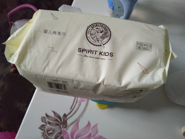 Spirit Kids 婴儿棉柔巾干湿两用新生儿湿巾宝宝纯手口护理 单包（18*20cm）怎么样，好用吗，口碑，心得，评价，试用报告,第3张