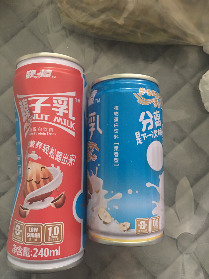 魏榛榛子乳植物蛋白饮料 醇香240ml*1+柔香180ml*1试用装怎么样，好用吗，口碑，心得，评价，试用报告,第2张