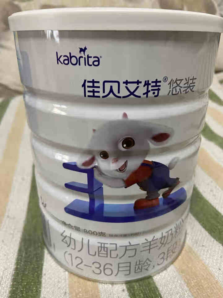 佳贝艾特（kabrita）悠装3段800克婴幼儿配方奶粉荷兰原装原罐进口 羊奶粉 婴儿 悠装3段800g怎么样，好用吗，口碑，心得，评价，试用报告,第2张