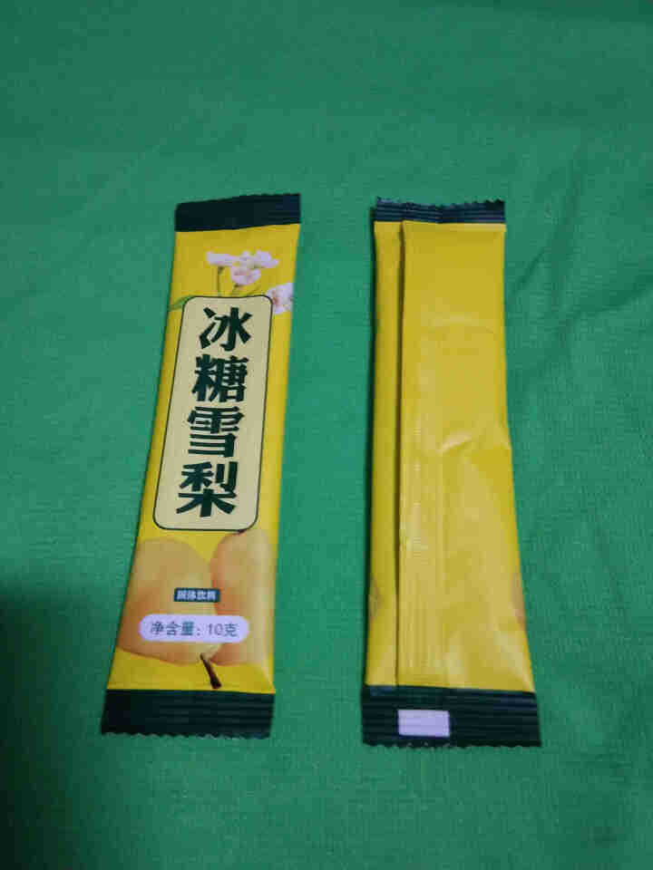 花老板 冰糖雪梨茶 速溶颗粒夏季茶冲饮固体饮料 冰糖雪梨100g（10g*10小包）怎么样，好用吗，口碑，心得，评价，试用报告,第3张