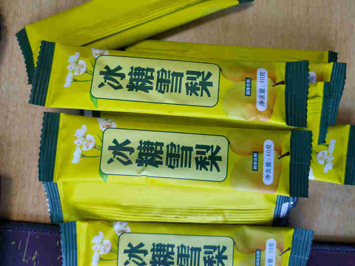 花老板 冰糖雪梨茶 速溶颗粒夏季茶冲饮固体饮料 冰糖雪梨100g（10g*10小包）怎么样，好用吗，口碑，心得，评价，试用报告,第2张